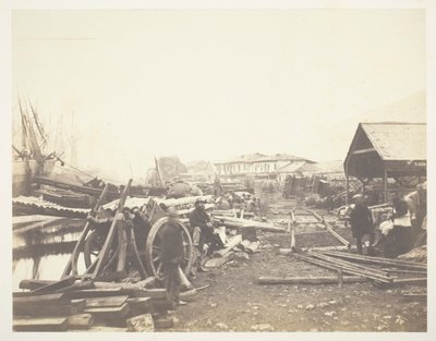 Punto di approdo, Depositi ferroviari, Balaklava da Roger Fenton