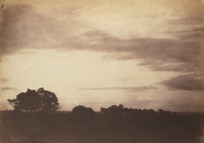 Paesaggio con nuvole, probabilmente 1856 da Roger Fenton