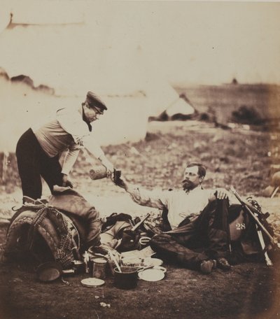 Tenente colonnello Edmund Hallewell, 28° Reggimento di Fanteria del North Gloucestershire, da un album di 52 fotografie associate alla Guerra di Crimea da Roger Fenton