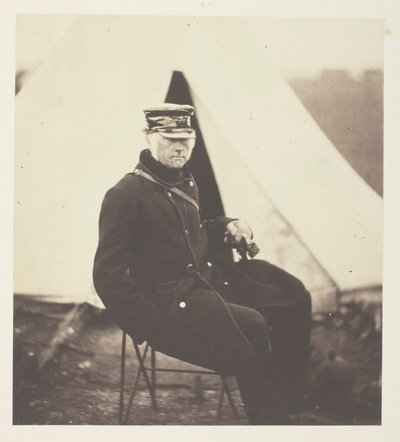 Tenente generale Sir W.J. Codrington, K.C.B. da Roger Fenton