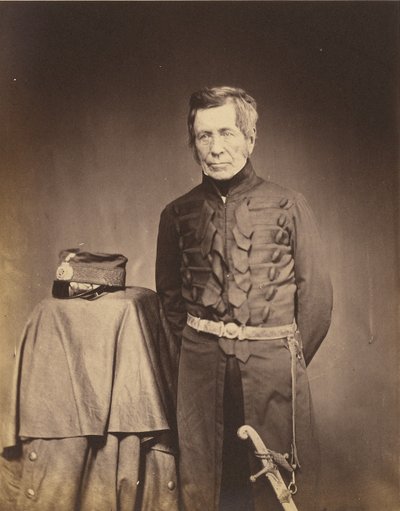 Tenente generale Sir J. Burgoyne, G.C.B. da Roger Fenton