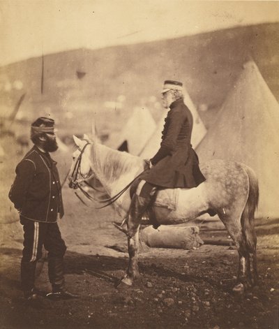 Tenente generale Sir J.Y. Scarlett, K.C.B. da Roger Fenton