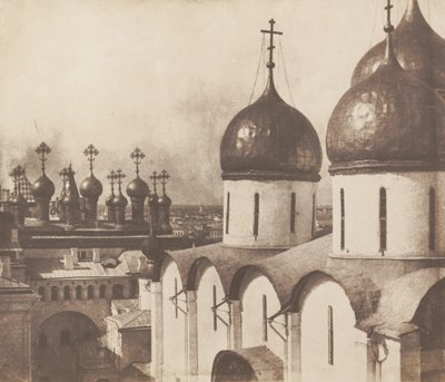 Mosca, cupole delle chiese nel Cremlino da Roger Fenton