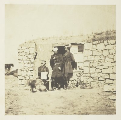 Ufficiali dello staff del tenente generale Sir Richard England da Roger Fenton