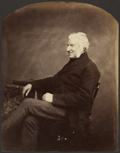[Ritratto di uomo, vista di 3/4]. da Roger Fenton