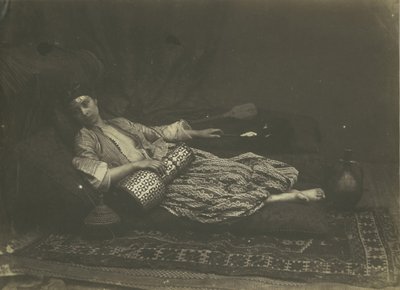 Odalisca Reclina, 1858 da Roger Fenton