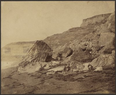 Rocken End (guardando a ovest), Isola di Wight da Roger Fenton
