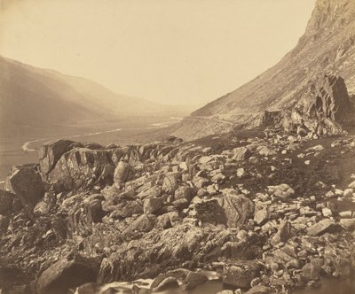 Rocce alla testa di Glyn Francon. da Roger Fenton