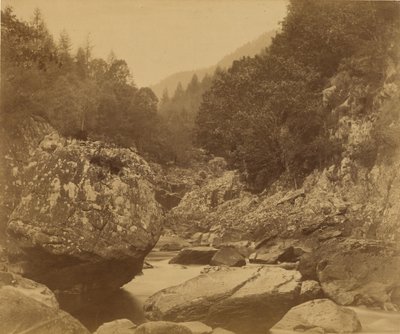 Rocce nel Lwgwy: Bettws-y-Coed. da Roger Fenton