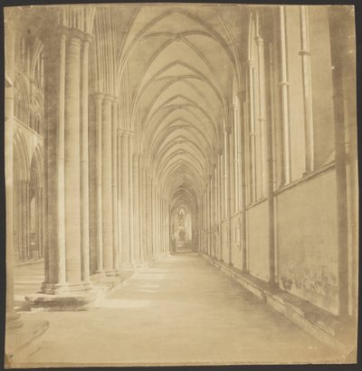 Navata sud della cattedrale di Salisbury da Roger Fenton