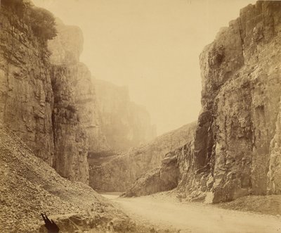 Le scogliere di Cheddar, nella Central Valley da Roger Fenton