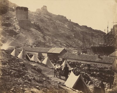 Il castello genovese, Balaklava da Roger Fenton