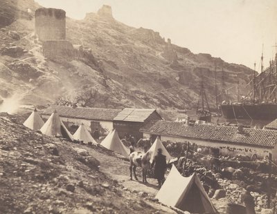 Il Castello Genovese, Balaklava, 1855 da Roger Fenton