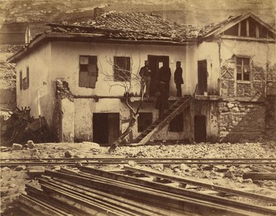 Il vecchio ufficio postale di Balaklava. da Roger Fenton