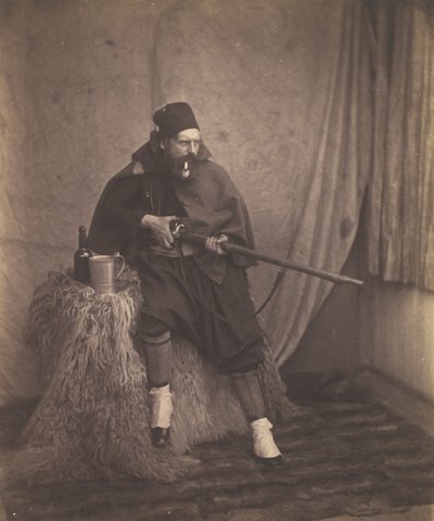 Zouave, 2ª Divisione, 1855 da Roger Fenton