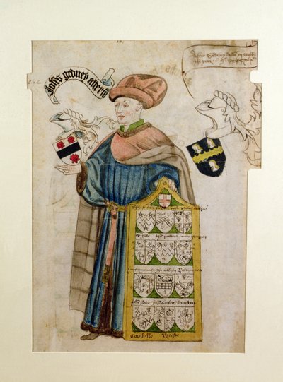 John Gedney in abiti da Alderman della città, c.1450 da Roger Leigh
