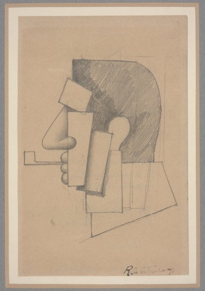 Testa cubista, c.1915-20 da Roger de La Fresnaye