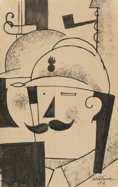 Due fanti con elmo da Roger de La Fresnaye