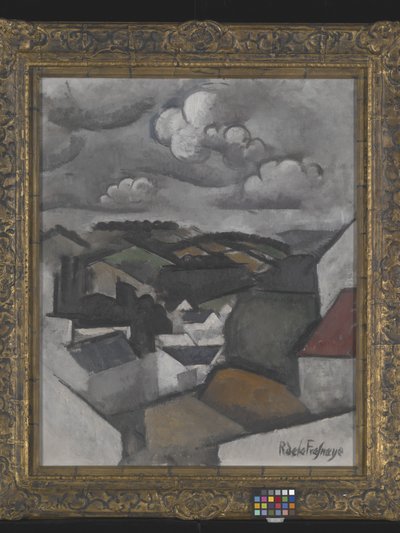 Paesaggio con un villaggio, le colline oltre Meulan da Roger de La Fresnaye