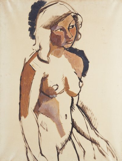 La ragazza italiana, tre quarti, guardando a destra, c.1910-11 da Roger de La Fresnaye
