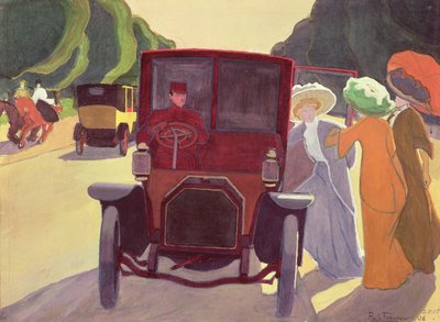 La strada con acacie, 1908 da Roger de La Fresnaye
