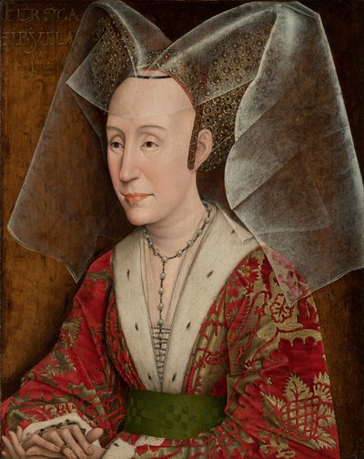 Ritratto di Isabella del Portogallo da Rogier van der (workshop of) Weyden