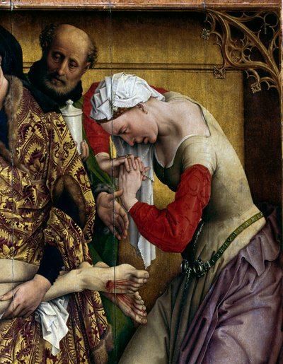 Deposizione o discesa dalla croce (dettaglio) da Rogier van der Weyden