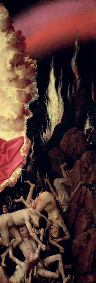 Inferno, pannello dal Giudizio Universale, c.1445-50 da Rogier van der Weyden