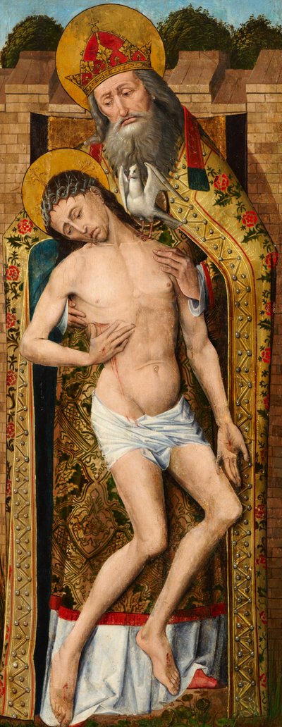 Santissima Trinità, pannello esterno del Trittico di Weston, c.1480 da Rogier van der Weyden