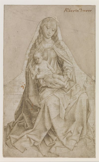 Madonna con la benedizione di Cristo Bambino da Rogier van der Weyden