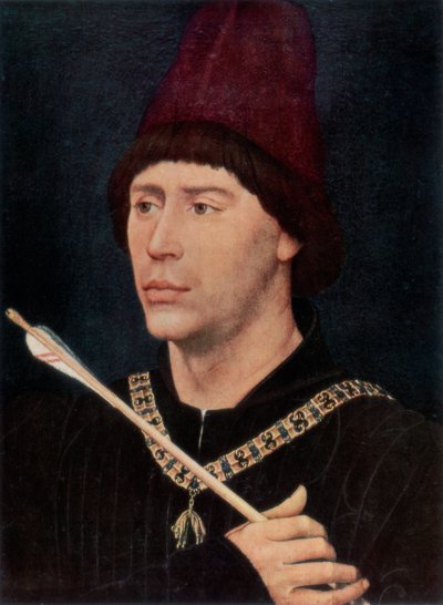 Ritratto di Antoine, bastardo di Borgogna, c1456 da Rogier van der Weyden