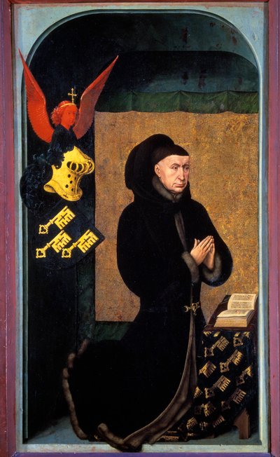 Ritratto di Nicolas Rolin (1376-1461), Cancelliere di Borgogna sotto Filippo il Buono e fondatore degli Ospizi di Beaune nel 1443 da Rogier van der Weyden