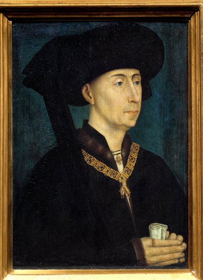 Ritratto di Filippo III di Borgogna detto Filippo il Buono da Rogier van der Weyden