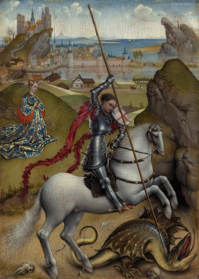 San Giorgio e il drago, ca. 1432-1435 da Rogier van der Weyden