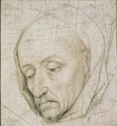 Studio della testa di un vecchio da Rogier van der Weyden