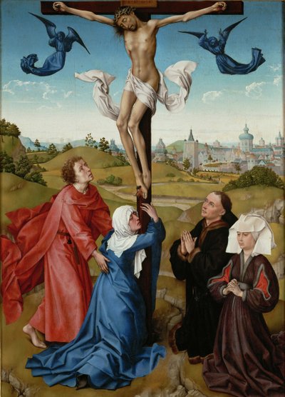 La crocifissione Il trittico della crocifissione, c. 1440 da Rogier van der Weyden