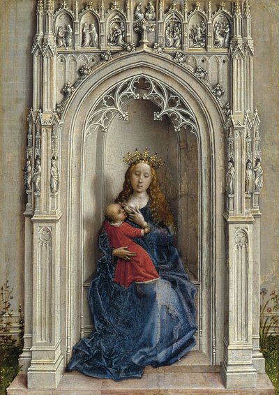 La Vergine e il Bambino in trono, ca. 1433 da Rogier van der Weyden