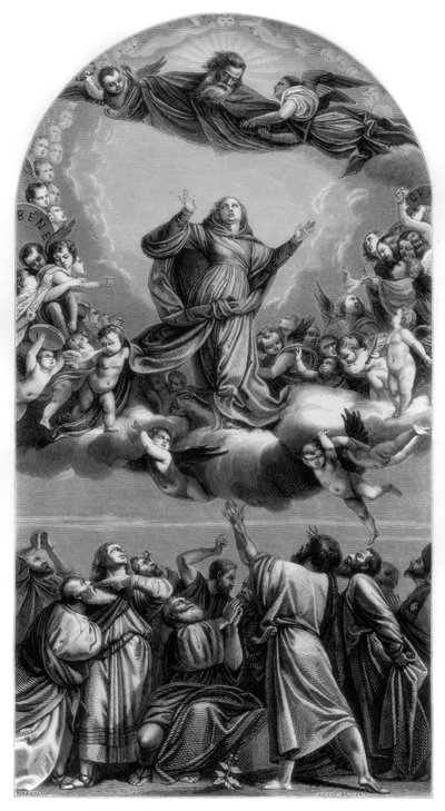 Assunzione della Vergine, 1516-1518, 1870 da Roland Brunier