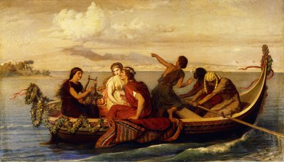 Fuga da Pompei, 1871 da Roland Risse