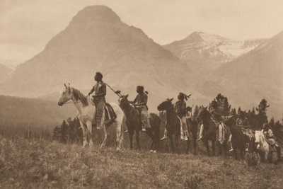 I cercatori di passi, Piegan, Montana, 1913 (foto) da Roland W. Reed