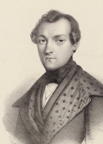 Ritratto del pianista e compositore Antoine de Kontski 1817-1899 da Romain Cazes