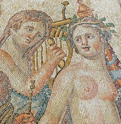 Un centauro incanta una menade, (dettaglio) da Roman