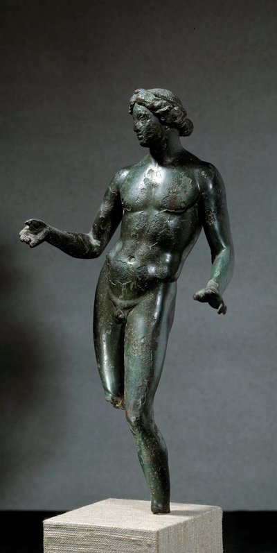 Apollo. Statua in bronzo da Mansat La Courriere, Creuse. I-II secolo d.C. Parigi, Museo del Louvre da Roman