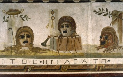 "Asarotos" (Pavimento non spazzato) Frammenti di mosaico firmati da Harakliton da Roma, II secolo d.C., Roma da Roman