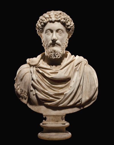 Busto di Marco Aurelio, c.170-80 da Roman