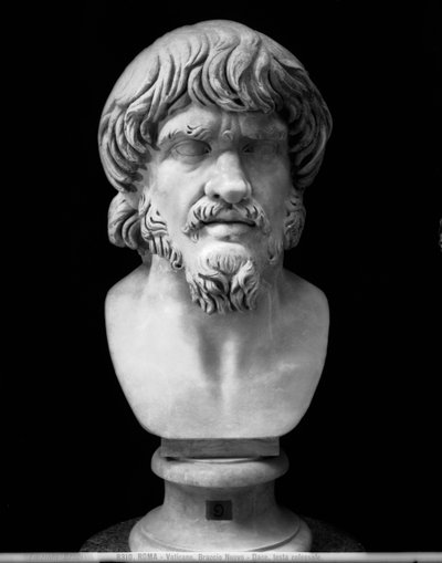 Busto di prigioniero dace (marmo) da Roman