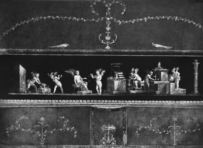 Cherubini che Fanno Soldi, fregio dall