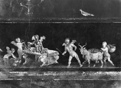 Cherubini che Vendono Fiori, fregio dall