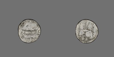 Denario raffigurante una galea da Roman