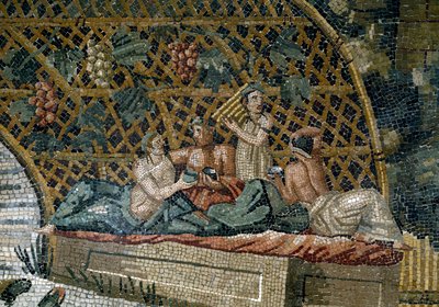 Dettaglio del mosaico nilotico di Preneste (Palestrina) dal santuario della dea Fortuna Primigenia, 80 a.C. da Roman